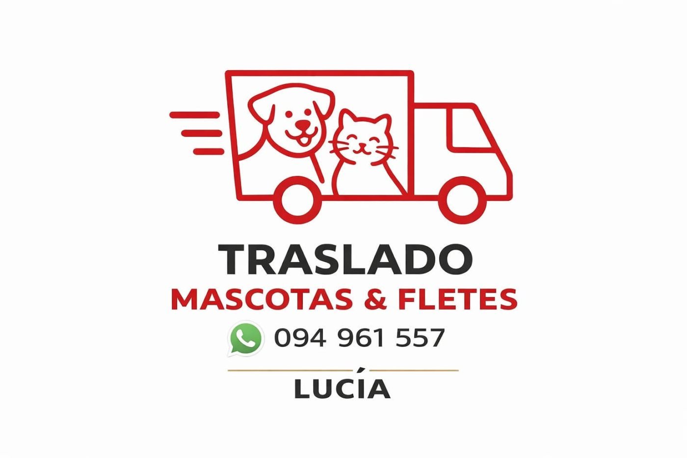 Traslado de mascotas y mini fletes.